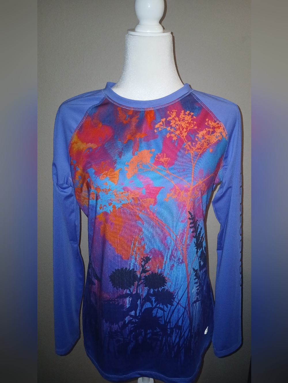 Reel Legends Keep It Cool Vibrant  Long Sleeve Top Fishing/anytime Wear